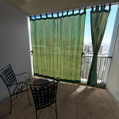 HIPPO Outdoor Balcony Loop Curtain