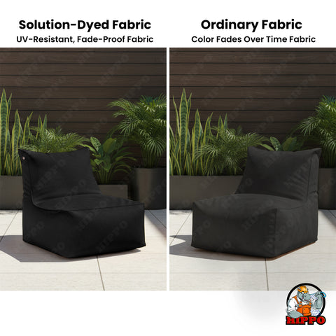 HIPPO Outdoor Bean Bag Waterproof, UV & Fade Resistant