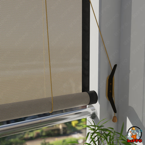 HIPPO Outdoor Sunscreen Chick Blind for Sun Protection for Luxury Homes Farmhouses