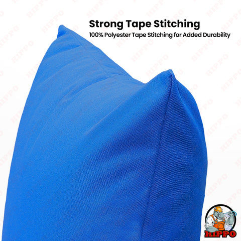 HIPPO 100% Waterproof Polyester Outdoor Balcony Garden Cushion Lawn Chair Cushions with Premium Poly Fillers