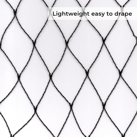 Home product image HIPPO Bird Net - Fruit Protection Garden Bird Net, Light-Weight Easy to Wrap HDPE Monofilament Net - Black Color