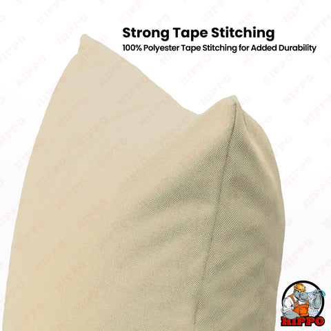HIPPO Polyester Outdoor Balcony Garden Cushion Cover 100% Waterproof for Lawn Farmhouse Chair Swing Bench UV Resistance