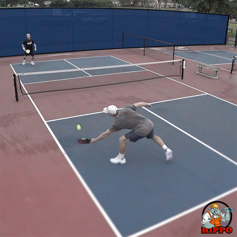 HIPPO Pickle Ball Court Perimeter Fence Net in Premium & Durable HDPE, Privacy & Wind Control Dust Proof