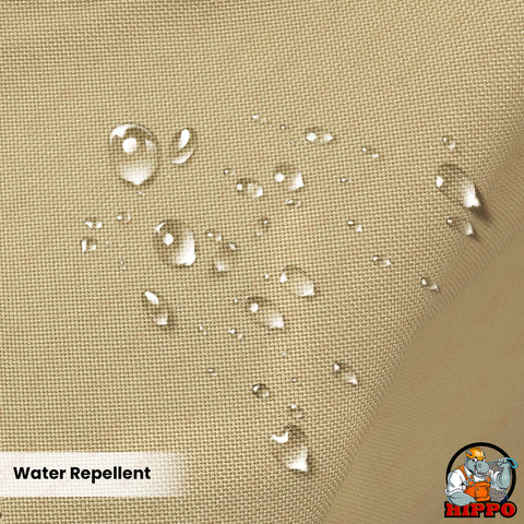 HIPPO Premium Outdoor Curtains Weatherproof Water Repellent 100% Solution Dyed Polyester, 300GSM Solid Shade for Garden (1PC)
