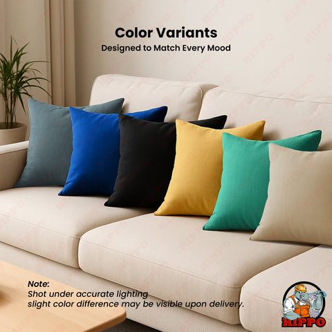 HIPPO 100% Waterproof Polyester Outdoor Balcony Garden Cushion Lawn Chair Cushions with Premium Poly Fillers