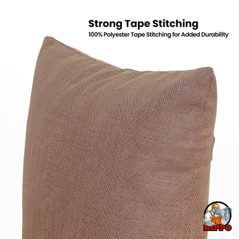 HIPPO Outdoor Premium Waterproof Cushion Cover 100% Solution Dyed Polyester 12X20IN Herringbone Weave Anti-Stain & Antifungal