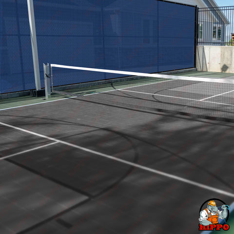 HIPPO Pickle Ball Court Perimeter Fence Net in Premium & Durable HDPE, Privacy & Wind Control Dust Proof