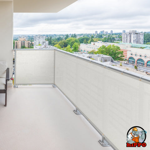 Self Folded Balcony Safety Net - Max Vision block