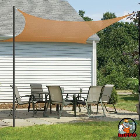 HIPPO 150 GSM Car Parking Rectangle Shade Sail