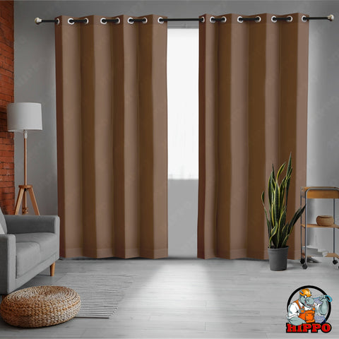 HIPPO Indoor Blackout Curtain Pack of 2
