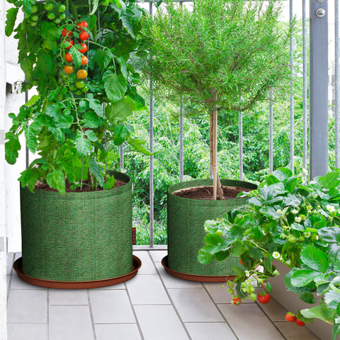 HIPPO Planter Pots for Garden UV Treated Recyclable Eco Friendly Fabric Pots Suitable for Garden, Balcony, Nursery