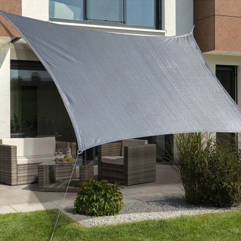 HIPPO 300 GSM Rectangle Sun Shade Sail (Clearance Sale)