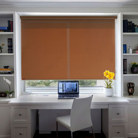 HIPPO Solid Semi Blackout Blind For Windows