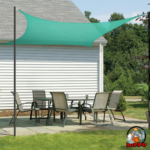 HIPPO Shade Sail 150 GSM Sun Shade 85% UV Block for Canopy Cover, Outdoor  Patio, Garden, Pergola, Balcony Tent