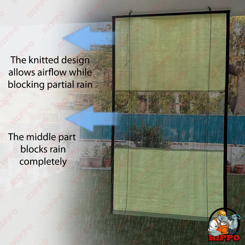 HIPPO Premium Vista Outdoor Chick Blind for Sun & Dust Protection