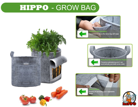 HIPPO Outdoor Potato Grow Bags