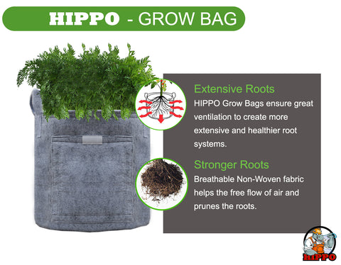 HIPPO Outdoor Potato Grow Bags