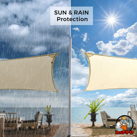 HIPPO Waterproof Sun Shade Sails