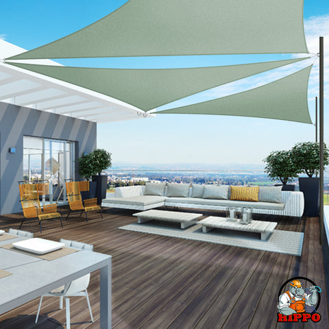 HIPPO 230 GSM Car Parking Triangle Shade Sail