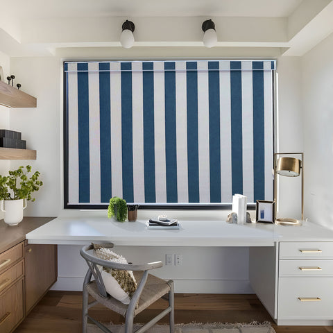 HIPPO Stripe Blackout Roller Blind for Windows