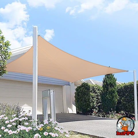 HIPPO 230 GSM Rectangle Sun Shade Sail