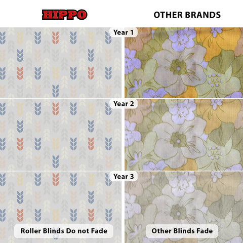 HIPPO Premium Indoor Printed Blackout Blinds