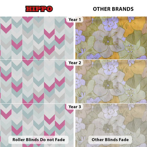 HIPPO Premium Indoor Printed Blackout Blinds