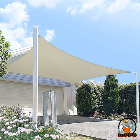 HIPPO 230 GSM Rectangle Sun Shade Sail