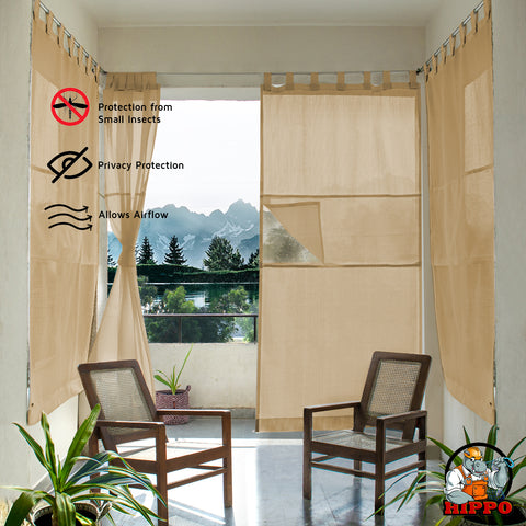 HIPPO Vent Loop Curtain Mosquito Protection